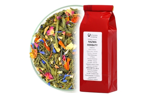 Herbata Zielona Smakowa RAJSKI PTAK OT (50g) Kwiatowy Smak Orientu !!